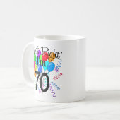 Mug C'est juste que j'ai 70 ans - anniversaire (Devant gauche)