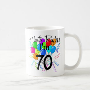 Mug C'est juste que j'ai 70 ans - anniversaire