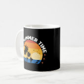 Mug C'est la conception de coucher de soleil tropical (Devant gauche)