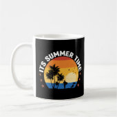Mug C'est la conception de coucher de soleil tropical (Gauche)