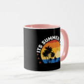 Mug C'est la conception de coucher de soleil tropical (Devant droit)
