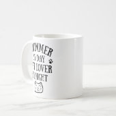 Mug C'est la fête. Cat lover by night. (Devant gauche)