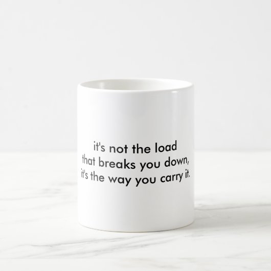 Mug c'est la manière que vous traitez lui (Centre)