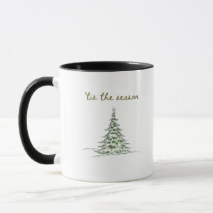 Mug C'est la saison Arbre de Noël Debbie Groovy Père N