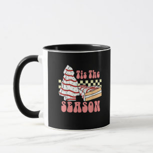 Mug C'est la saison Arbre de Noël Groovy Rétro Debbie