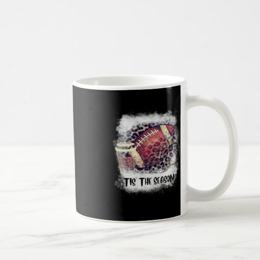 Mug C'est la saison automne Citrouille Football Café (Droite)