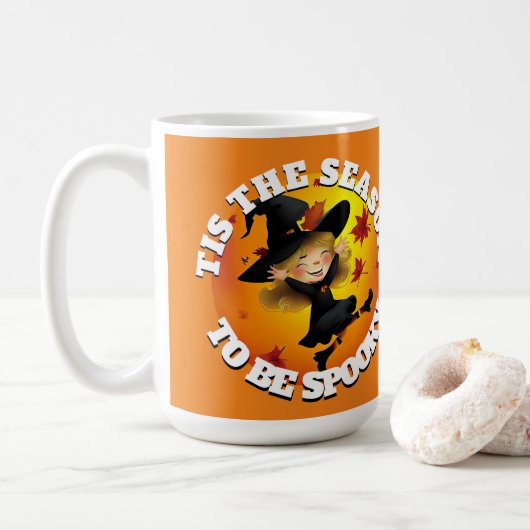 Mug C'est la saison Bonne sorcière (Avec donut)