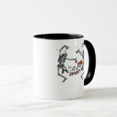 Mug C'Est La Saison De Éffrayant Halloween Skeleton Re (Devant droit)