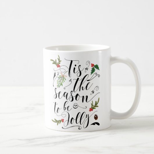 Mug C'est la saison de la fête de Noël (Droite)