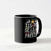 Mug C'est la saison de se geler Minimal Clean (Devant droit)