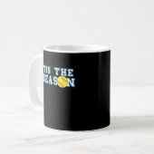 Mug C'est la saison d'entraîneur de softball Créatif D (Devant gauche)