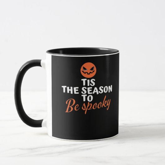 Mug C'Est La Saison D'Être Esprit Éffrayant Halloween (Gauche)