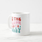 Mug 'C'est la saison d'être Jolly Noël (Devant gauche)