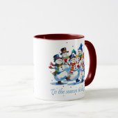 Mug C'est la saison d'être joyeux Danse joyeuse des bo (Devant droit)
