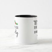 Mug C'est la saison d'être le gui de Noël (Centre)