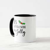 Mug C'est la saison d'être le gui de Noël (Devant gauche)