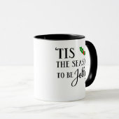 Mug C'est la saison d'être le gui de Noël (Devant droit)