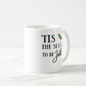 Mug C'est la saison d'être le gui de Noël (Devant droit)