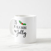 Mug C'est la saison d'être le gui de Noël (Devant gauche)