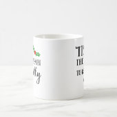 Mug C'est la saison d'être le gui de Noël (Centre)