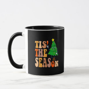 Mug C'est la saison festive sapin de Noël Groovy