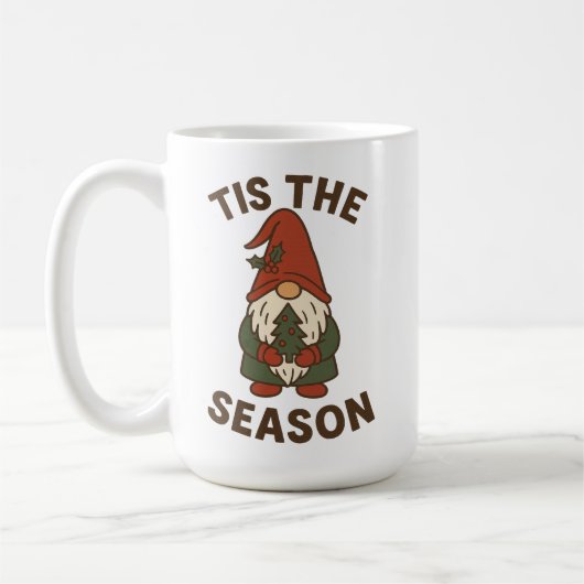 Mug C'est la saison gnome Noël (Gauche)