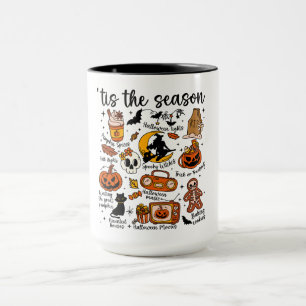 Mug 'C'est la saison Halloween Doodles
