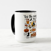 Mug 'C'est la saison Halloween Doodles (Devant gauche)