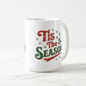 Mug C'est la saison minimal chic Santa noël (Devant droit)
