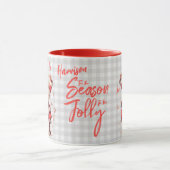 Mug 'C'Est La Saison Père Noël Noël Nom Personnalisé (Centre)