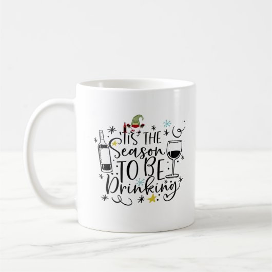 Mug C'Est La Saison Pour Boire (Gauche)