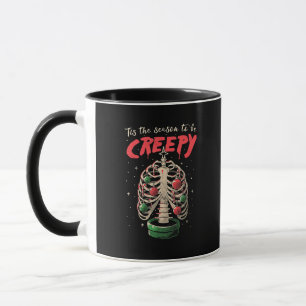 Mug C'Est La Saison Pour Déplaisant Squelette Arbre