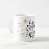 Mug C'Est La Saison Pour Étinceler La Main Lettrée (Devant gauche)