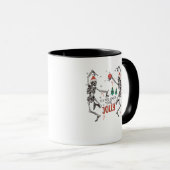 Mug C'Est La Saison Pour Jolly Funny Christmas Skeleto (Devant droit)