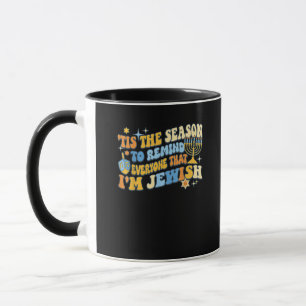 Mug C'Est La Saison Pour Tous Que Je Suis Juif Hanoukk
