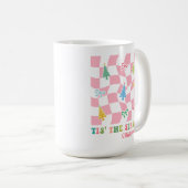 Mug C'Est La Saison Super Pink Coquette Nom De Noël (Devant droit)