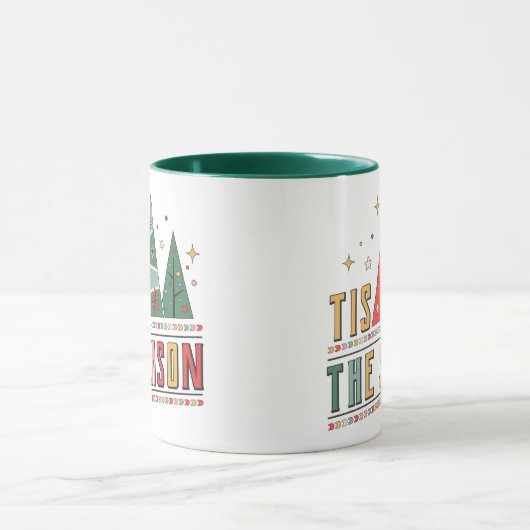 Mug C'Est La Saison Typographie Moderne De Noël (Centre)