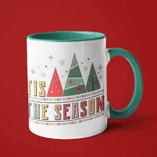 Mug C'Est La Saison Typographie Moderne De Noël