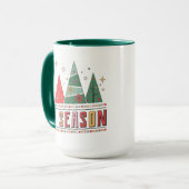 Mug C'Est La Saison Typographie Moderne De Noël (Devant gauche)