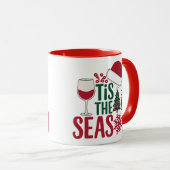 Mug C'est la Saison – Vin & Noël (Devant droit)