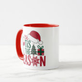 Mug C'est la Saison – Vin & Noël (Devant gauche)