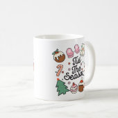 Mug C'Est La Saison Vintage Noël (Devant droit)