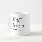 Mug "C'est la vie" (Devant gauche)