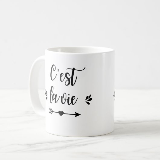 Mug "C'est la vie" (Devant gauche)