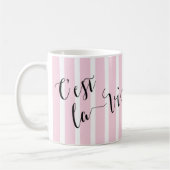 Mug C'est la Vie Calligraphie française (Gauche)