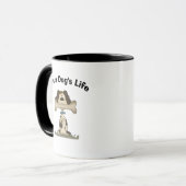 Mug C'est la vie d'un chien (Devant gauche)