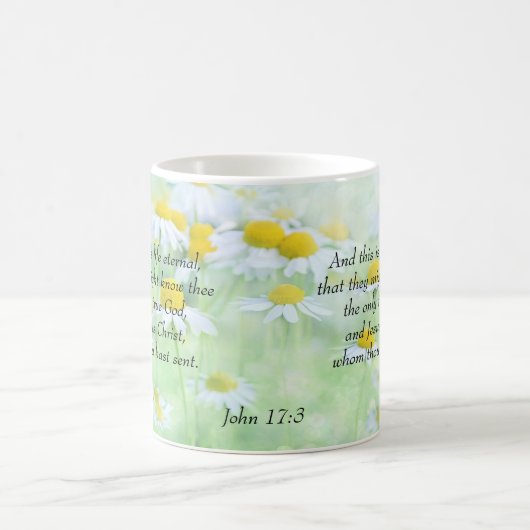 Mug C'est la vie éternelle - Jean 17:3 (Centre)