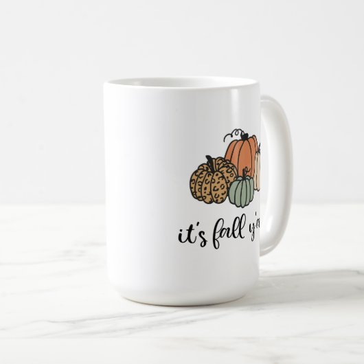 Mug C'est l'automne (Devant droit)