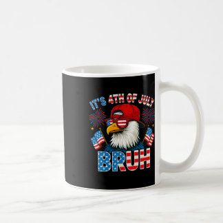Mug C'est le 4 juillet Bruh Aigle américain Patriote G