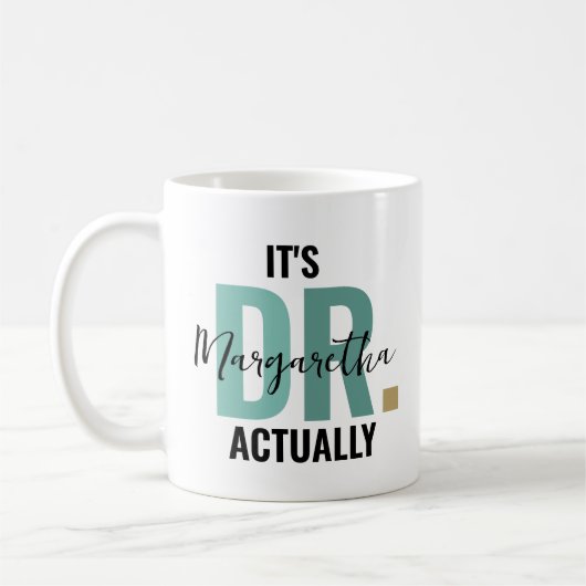 Mug C'est le Dr. En fait personnalisé (Gauche)